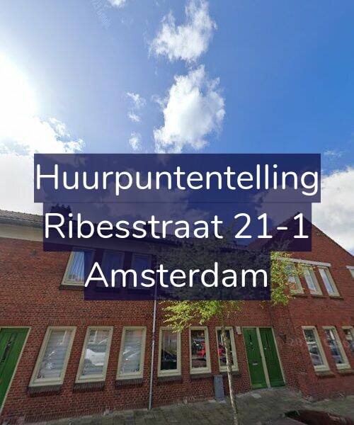 Foto gevel Huurpuntentelling voor Ribesstraat 21-1, Amsterdam