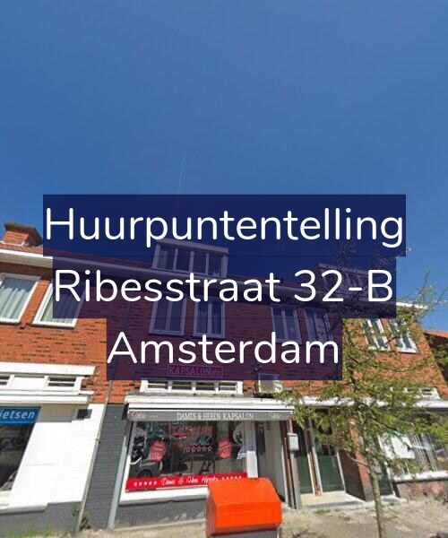 Foto gevel Huurpuntentelling voor Ribesstraat 32-B, Amsterdam