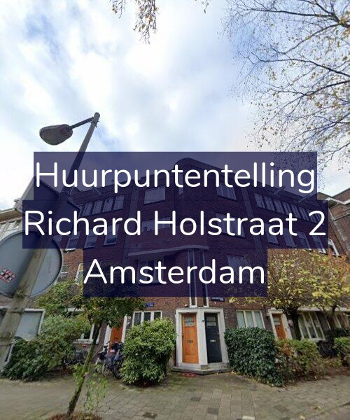 Foto gevel Huurpuntentelling voor Richard Holstraat 2, Amsterdam