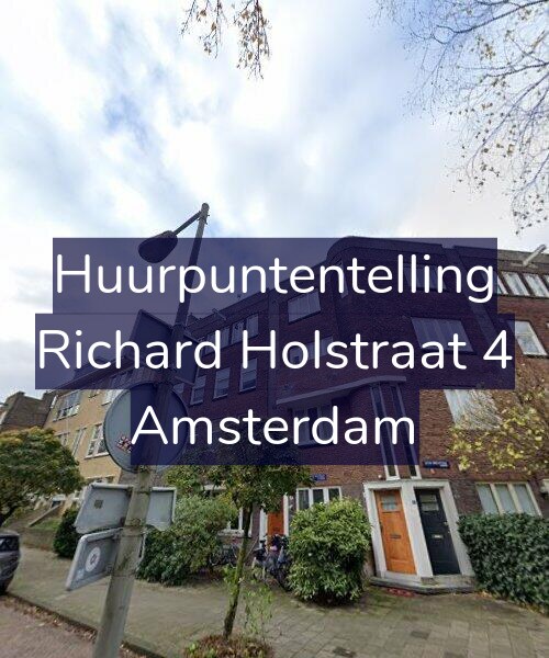 Foto gevel Huurpuntentelling voor Richard Holstraat 4, Amsterdam