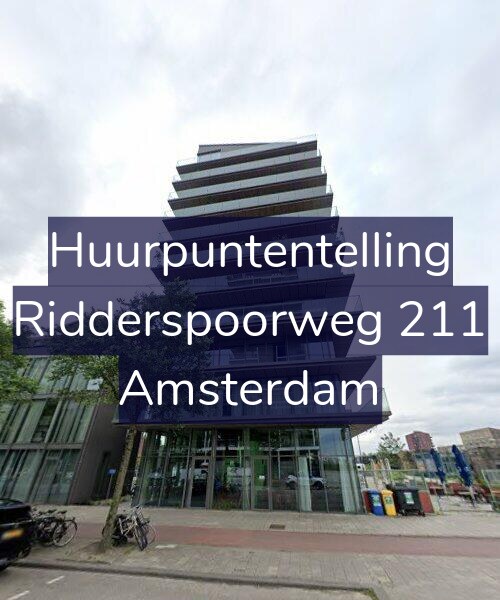 Foto gevel Huurpuntentelling voor Ridderspoorweg 211, Amsterdam