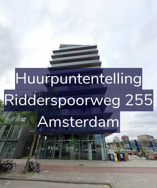 Foto gevel Huurpuntentelling voor Ridderspoorweg 255, Amsterdam