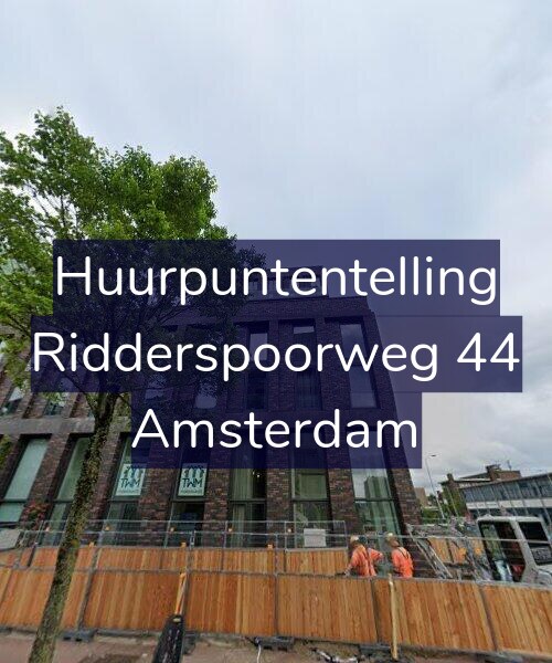 Foto gevel Huurpuntentelling voor Ridderspoorweg 44, Amsterdam
