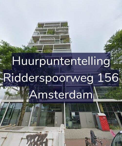 Foto gevel Huurpuntentelling voor Ridderspoorweg 156, Amsterdam