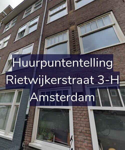 Foto gevel Huurpuntentelling voor Rietwijkerstraat 3-H, Amsterdam