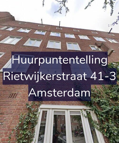 Foto gevel Huurpuntentelling voor Rietwijkerstraat 41-3, Amsterdam