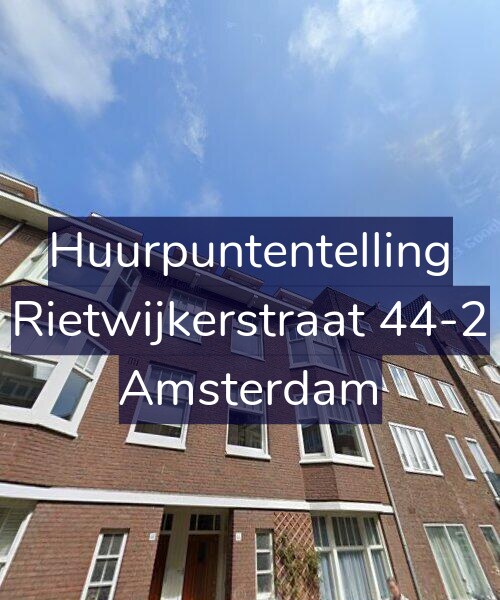 Foto gevel Huurpuntentelling voor Rietwijkerstraat 44-2, Amsterdam