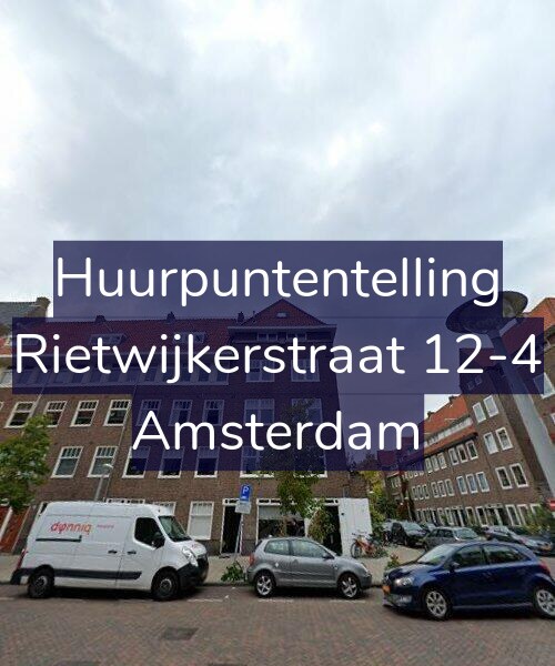 Foto gevel Huurpuntentelling voor Rietwijkerstraat 12-4, Amsterdam
