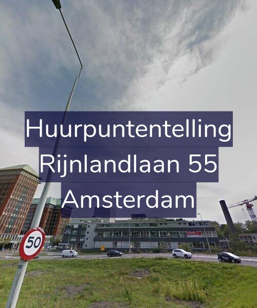 Foto gevel Huurpuntentelling voor Rijnlandlaan 55, Amsterdam