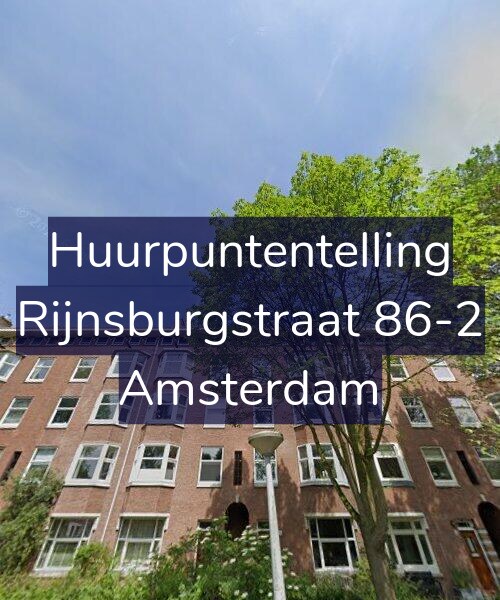 Foto gevel Huurpuntentelling voor Rijnsburgstraat 86-2, Amsterdam