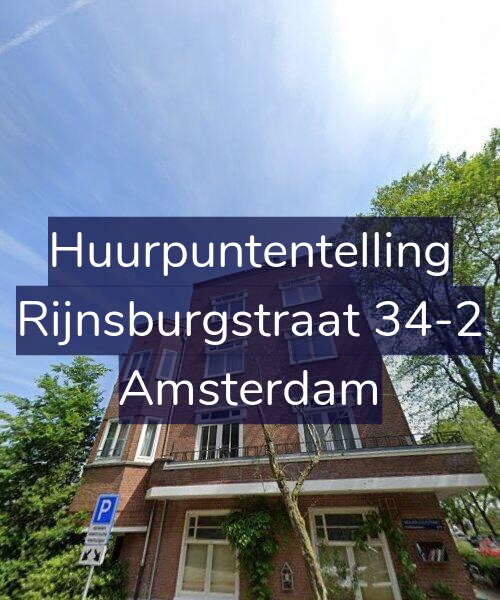Foto gevel Huurpuntentelling voor Rijnsburgstraat 34-2, Amsterdam