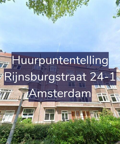 Foto gevel Huurpuntentelling voor Rijnsburgstraat 24-1, Amsterdam