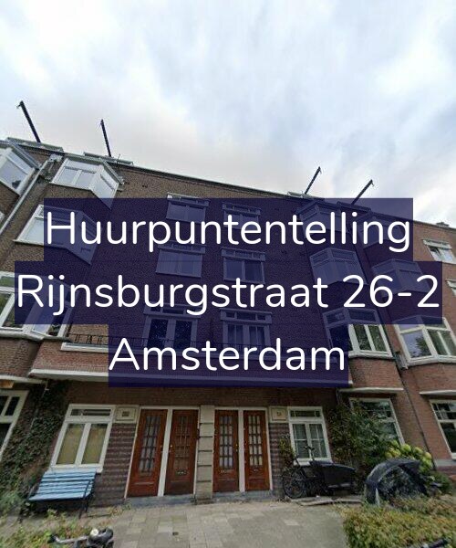 Foto gevel Huurpuntentelling voor Rijnsburgstraat 26-2, Amsterdam