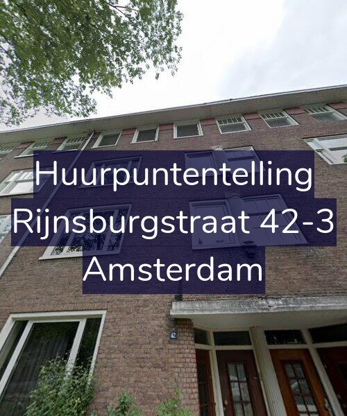 Foto gevel Huurpuntentelling voor Rijnsburgstraat 42-3, Amsterdam