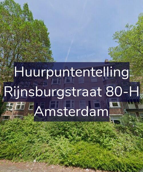 Foto gevel Huurpuntentelling voor Rijnsburgstraat 80-H, Amsterdam