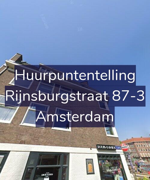 Foto gevel Huurpuntentelling voor Rijnsburgstraat 87-3, Amsterdam