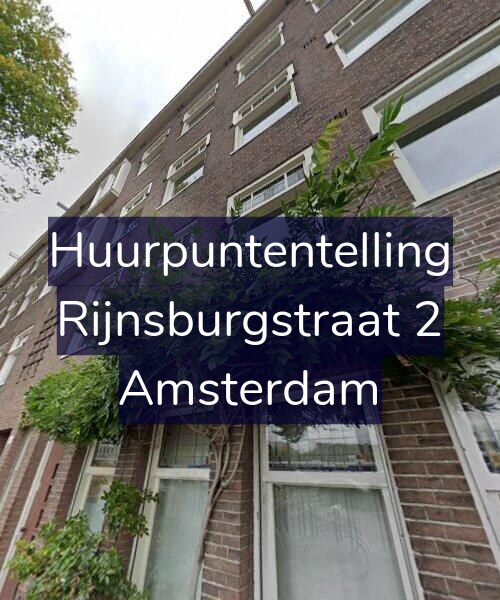 Foto gevel Huurpuntentelling voor Rijnsburgstraat 2, Amsterdam