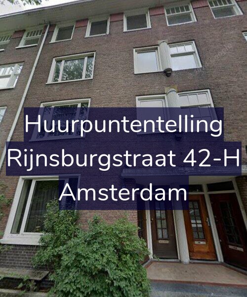 Foto gevel Huurpuntentelling voor Rijnsburgstraat 42-H, Amsterdam