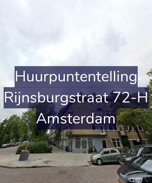 Foto gevel Huurpuntentelling voor Rijnsburgstraat 72-H, Amsterdam
