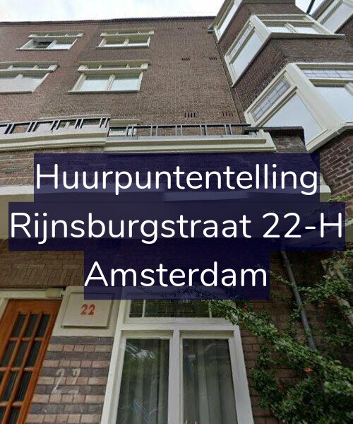 Foto gevel Huurpuntentelling voor Rijnsburgstraat 22-H, Amsterdam