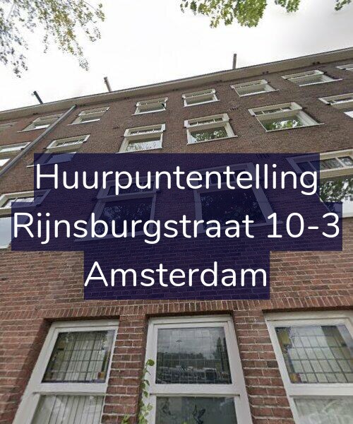 Foto gevel Huurpuntentelling voor Rijnsburgstraat 10-3, Amsterdam