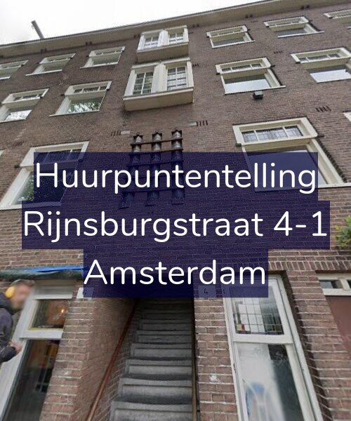 Foto gevel Huurpuntentelling voor Rijnsburgstraat 4-1, Amsterdam