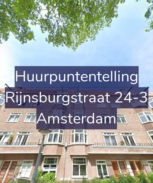 Foto gevel Huurpuntentelling voor Rijnsburgstraat 24-3, Amsterdam