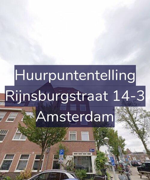 Foto gevel Huurpuntentelling voor Rijnsburgstraat 14-3, Amsterdam