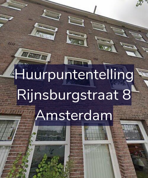 Foto gevel Huurpuntentelling voor Rijnsburgstraat 8, Amsterdam