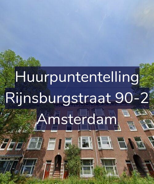 Foto gevel Huurpuntentelling voor Rijnsburgstraat 90-2, Amsterdam