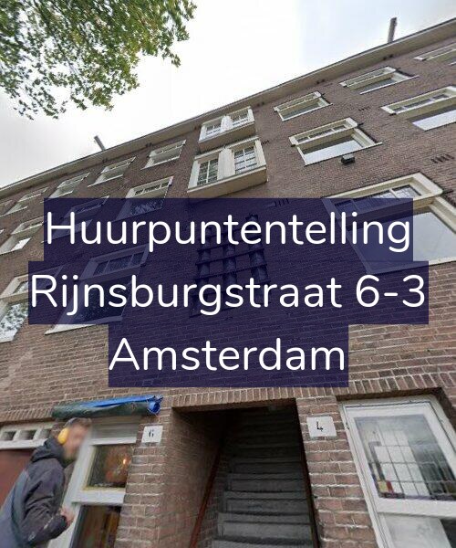 Foto gevel Huurpuntentelling voor Rijnsburgstraat 6-3, Amsterdam