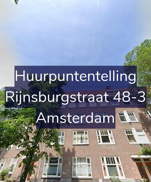 Foto gevel Huurpuntentelling voor Rijnsburgstraat 48-3, Amsterdam