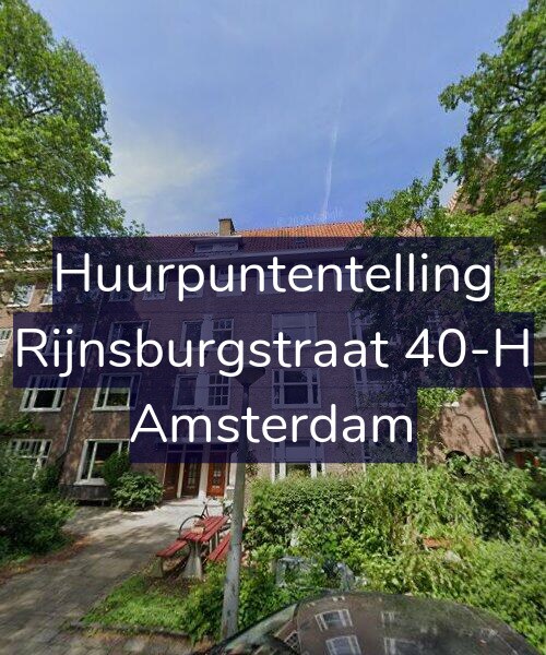 Foto gevel Huurpuntentelling voor Rijnsburgstraat 40-H, Amsterdam