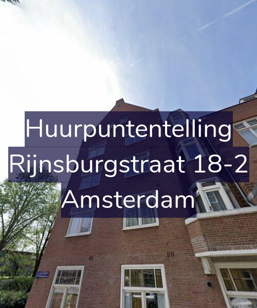 Foto gevel Huurpuntentelling voor Rijnsburgstraat 18-2, Amsterdam