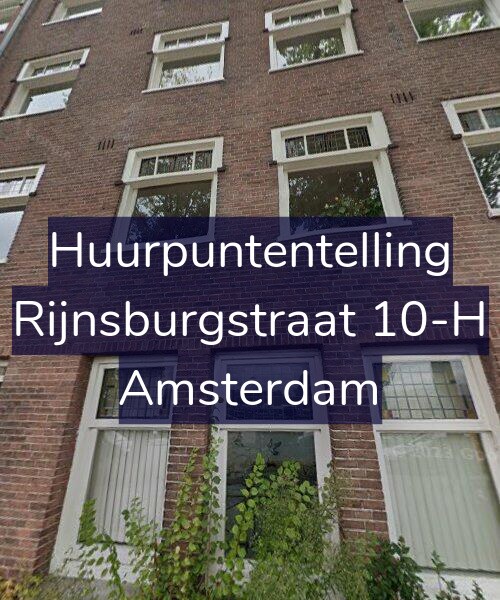 Foto gevel Huurpuntentelling voor Rijnsburgstraat 10-H, Amsterdam
