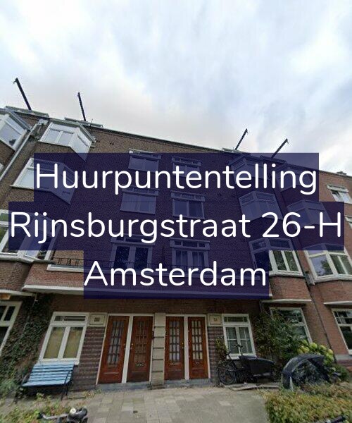 Foto gevel Huurpuntentelling voor Rijnsburgstraat 26-H, Amsterdam