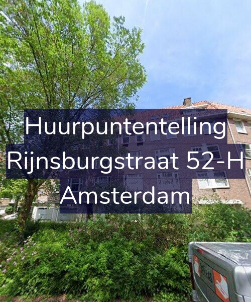 Foto gevel Huurpuntentelling voor Rijnsburgstraat 52-H, Amsterdam