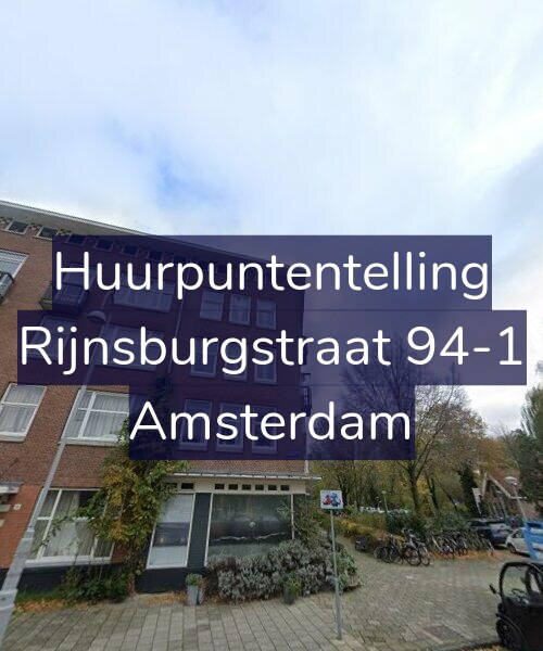 Foto gevel Huurpuntentelling voor Rijnsburgstraat 94-1, Amsterdam
