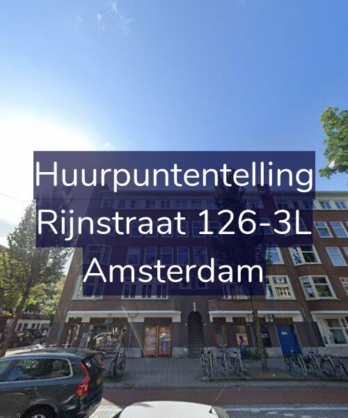 Foto gevel Huurpuntentelling voor Rijnstraat 126-3L, Amsterdam