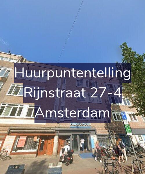 Foto gevel Huurpuntentelling voor Rijnstraat 27-4, Amsterdam