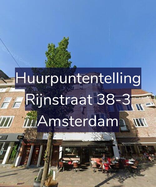 Foto gevel Huurpuntentelling voor Rijnstraat 38-3, Amsterdam