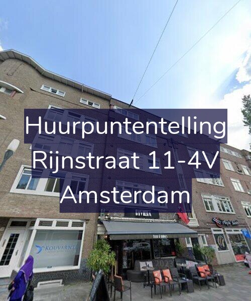 Foto gevel Huurpuntentelling voor Rijnstraat 11-4V, Amsterdam