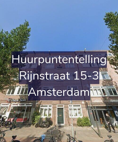 Foto gevel Huurpuntentelling voor Rijnstraat 15-3, Amsterdam