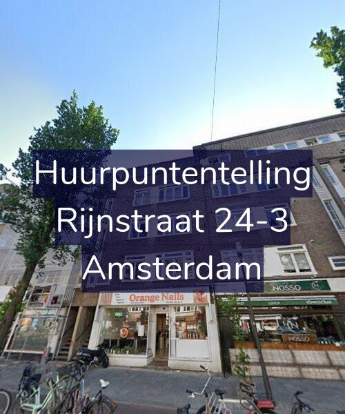Foto gevel Huurpuntentelling voor Rijnstraat 24-3, Amsterdam