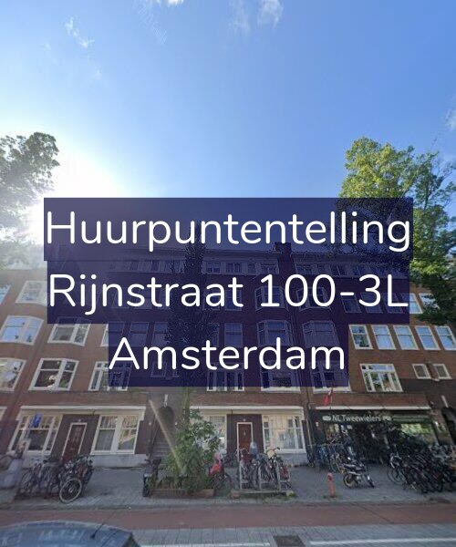 Foto gevel Huurpuntentelling voor Rijnstraat 100-3L, Amsterdam