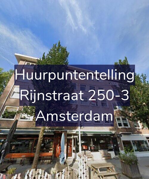 Foto gevel Huurpuntentelling voor Rijnstraat 250-3, Amsterdam