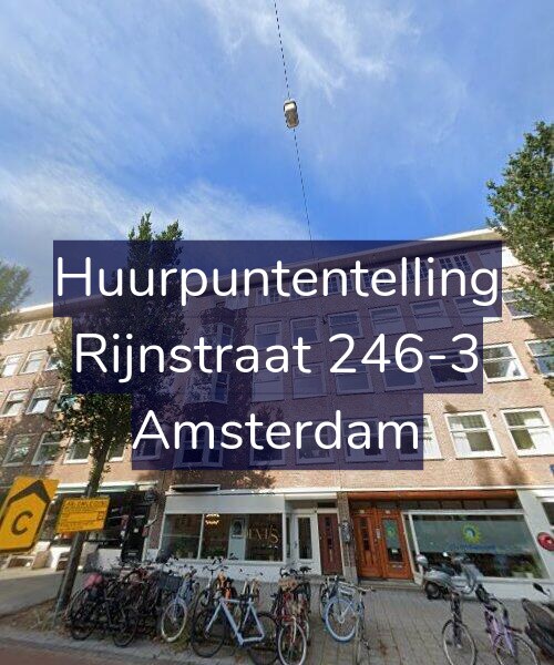 Foto gevel Huurpuntentelling voor Rijnstraat 246-3, Amsterdam
