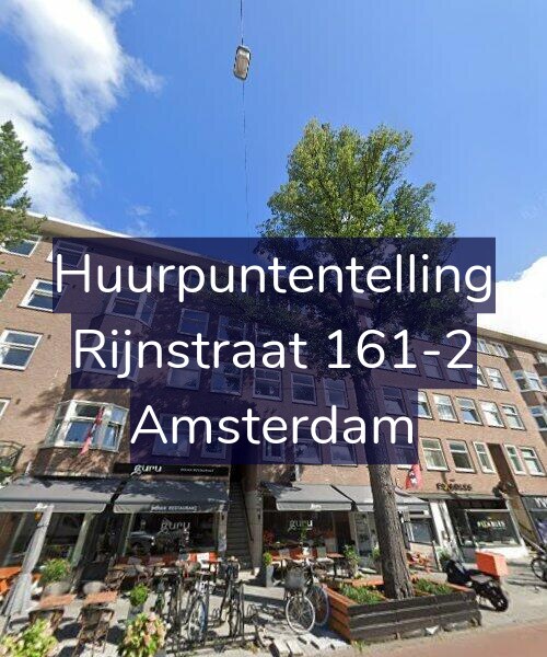 Foto gevel Huurpuntentelling voor Rijnstraat 161-2, Amsterdam