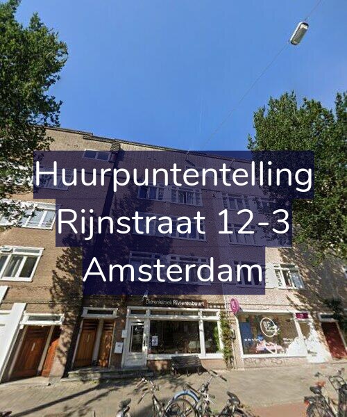 Foto gevel Huurpuntentelling voor Rijnstraat 12-3, Amsterdam