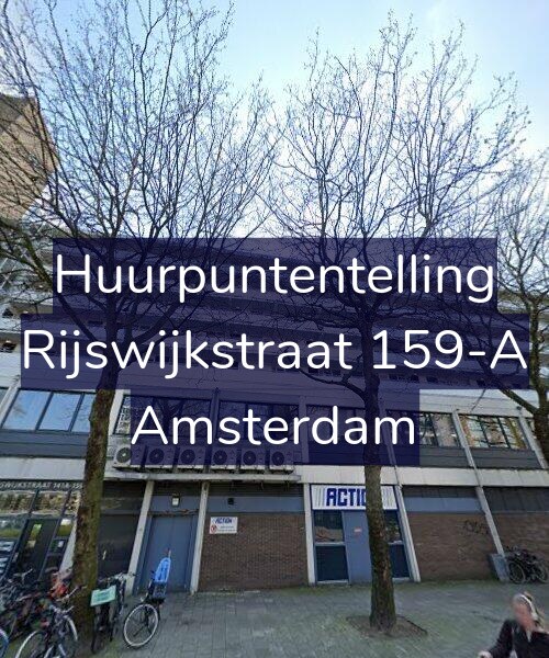 Foto gevel Huurpuntentelling voor Rijswijkstraat 159-A, Amsterdam
